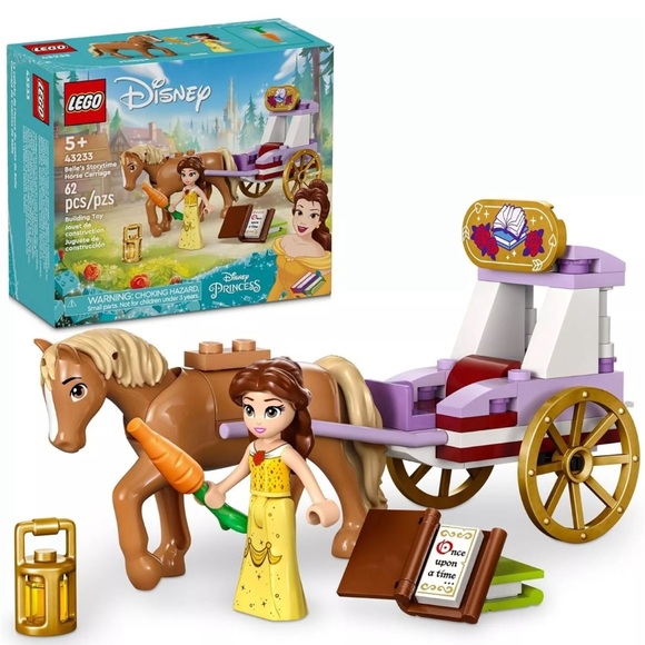 Lego Disney Princess Belle's Storytime Carriage, 43233, Ages 5+ - Picture 1 of 2